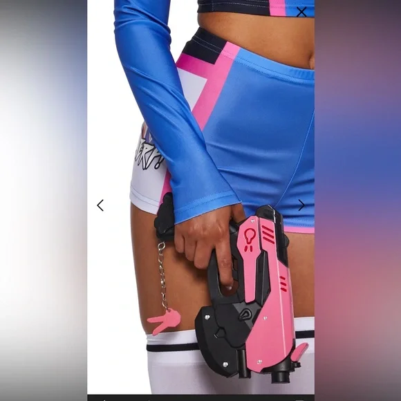 Dolls Kill Trickz N’ Treatz Blue and Pink Gaming Costume Set - Picture 3 of 5